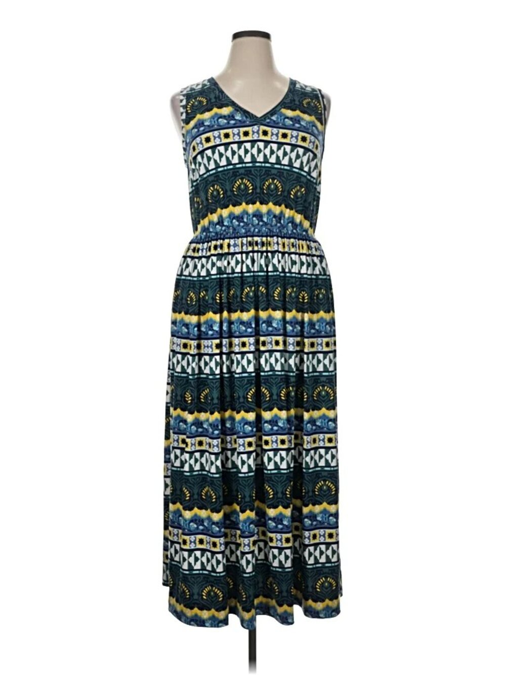 NWOT Lane Bryant Geometric Print Maxi Dress